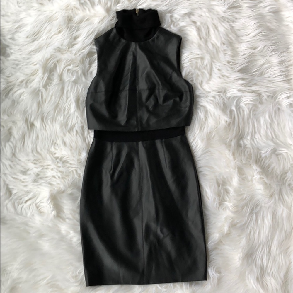 Bailey 44 Leather Sleeveless Dress